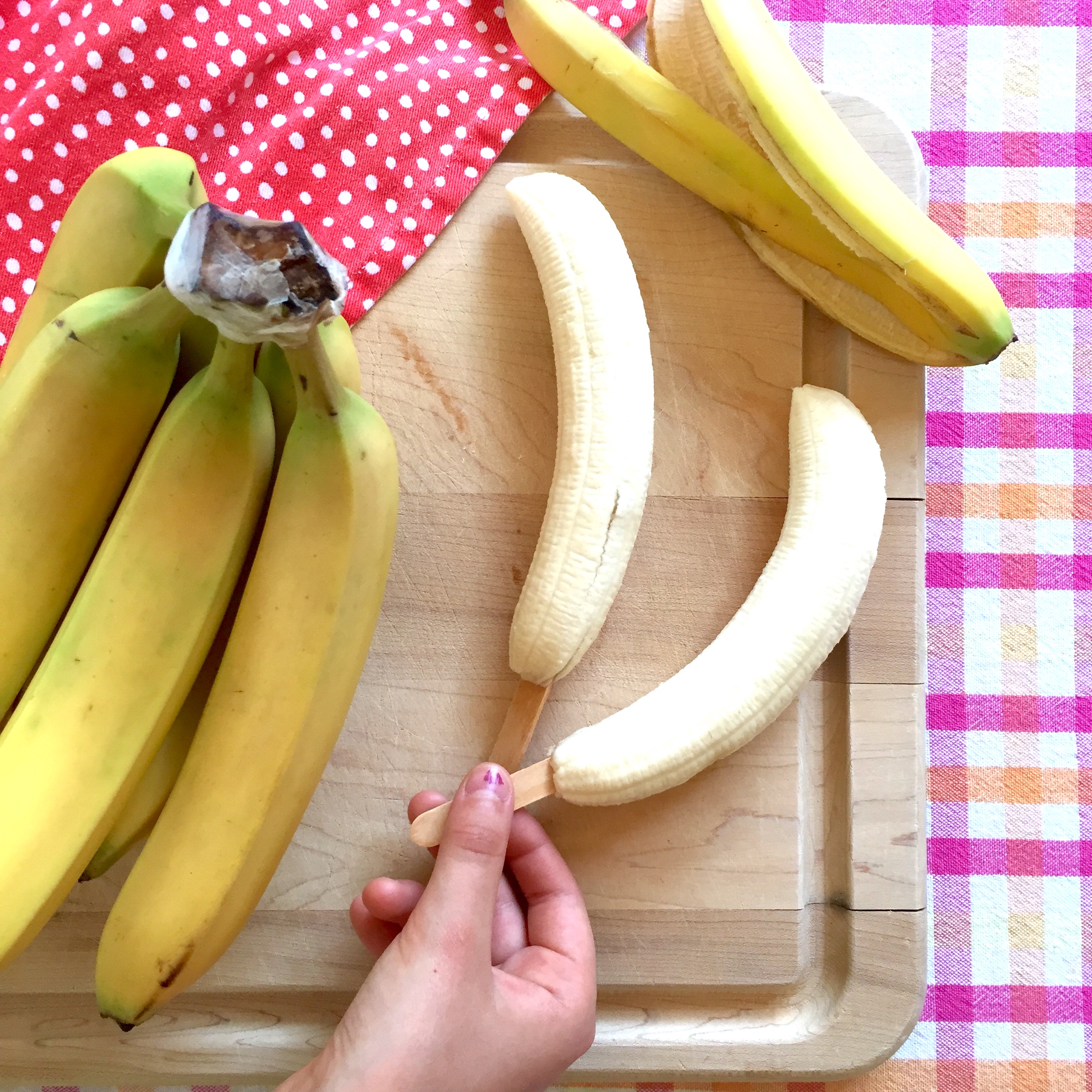 Banana popsicle recipe